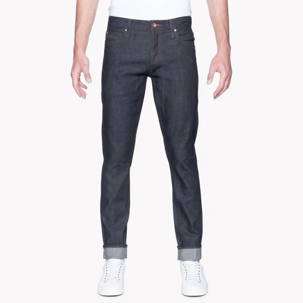 Unbranded Brand UB422 Tight Fit 11oz Indigo Stretch Selvedge Denim Men 32x34 NWT